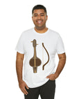 Kobyz Front and Kazakh Back Unisex Jersey Short Sleeve Tee
