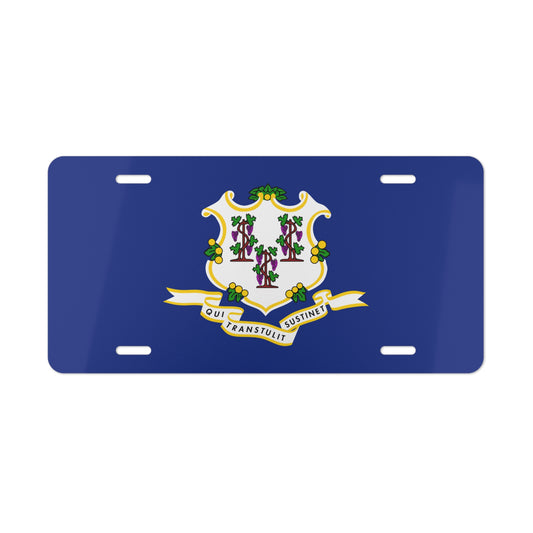 Connecticut State Flag, USA Vanity Plate