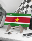 Suriname Flag Vanity Plate