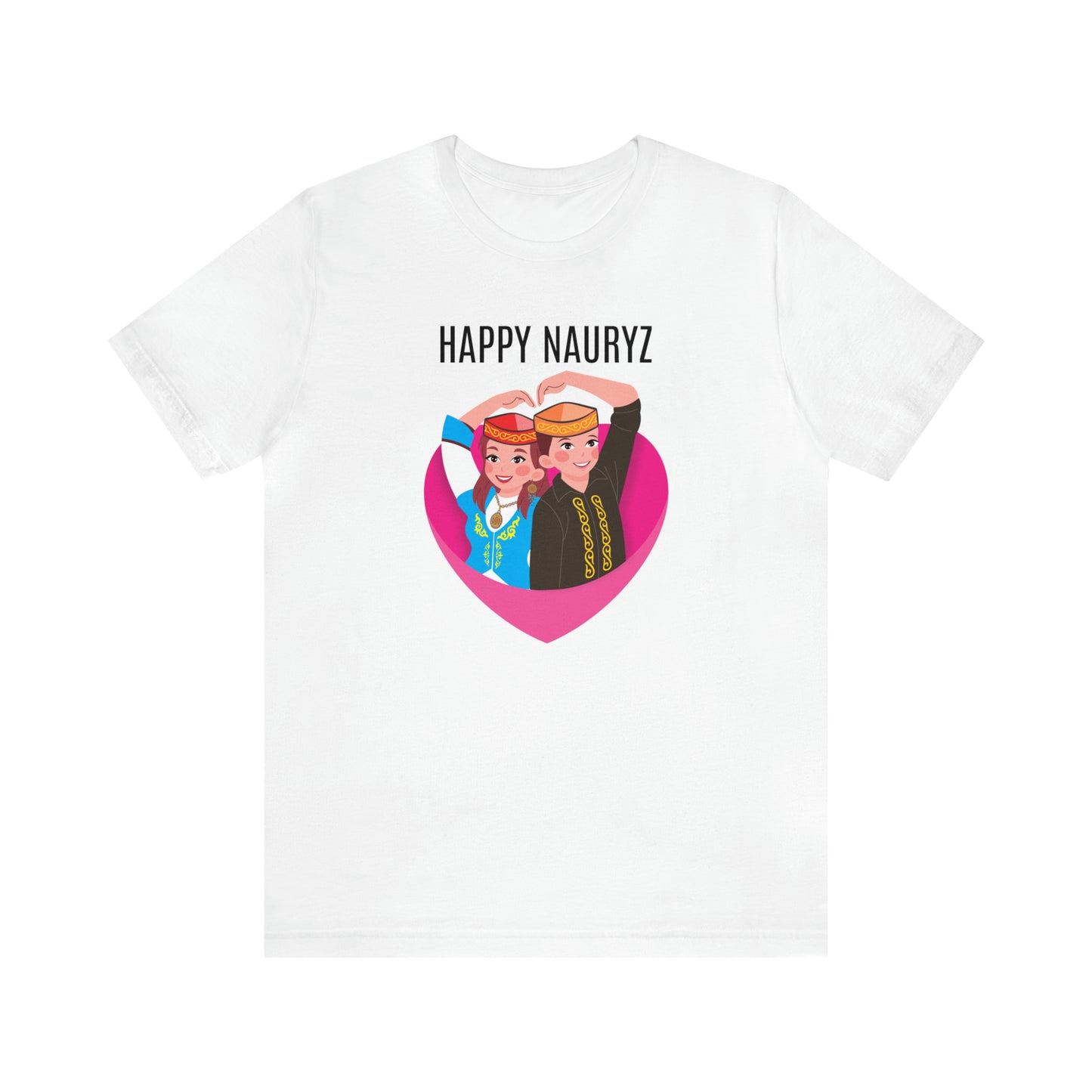 Happy Nauryz KZ Unisex Jersey Short Sleeve Tee