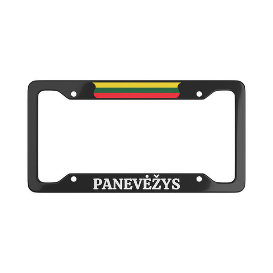 PANEVĖŽYS, Lithuania Flag License Plate Frame