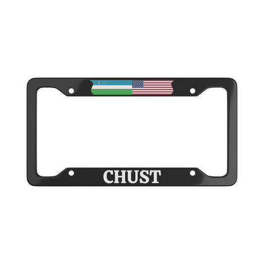 Chust License Plate Frame