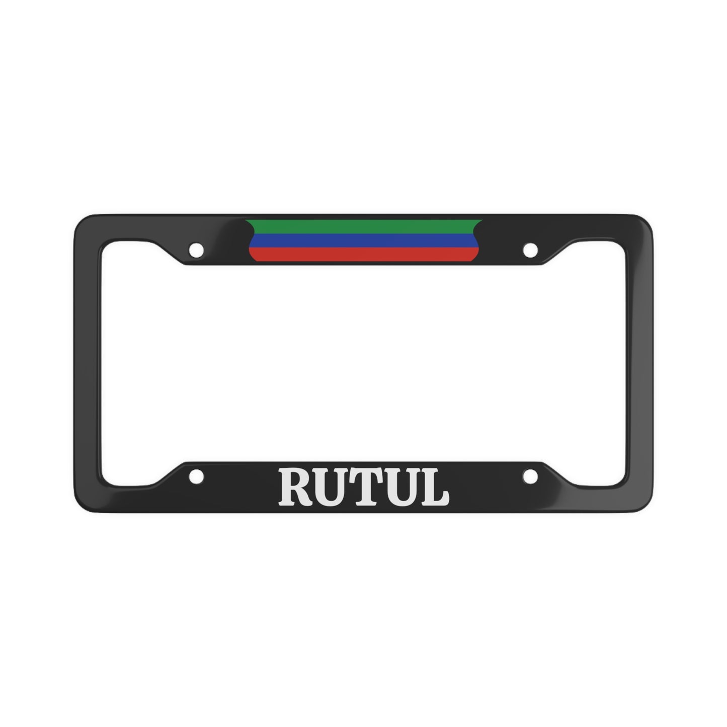 Rutul License Plate Frame