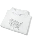USA Map Unisex Hoodie