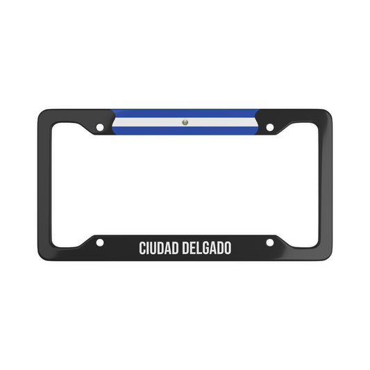 Ciudad Delgado El Salvador Premium License Plate Frame