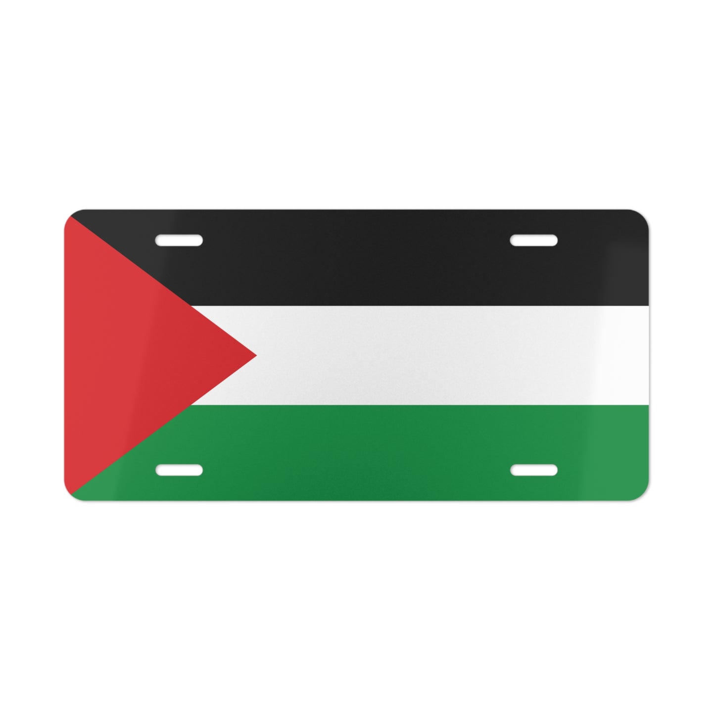 Palestine Flag Vanity Plate