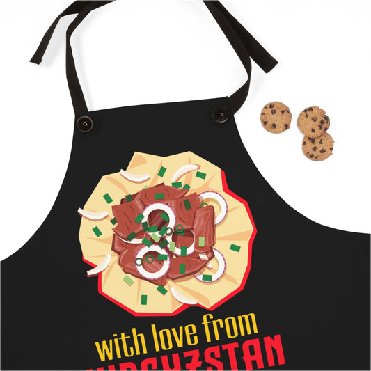With Love from Kyrgyzstan Kitchen Apron