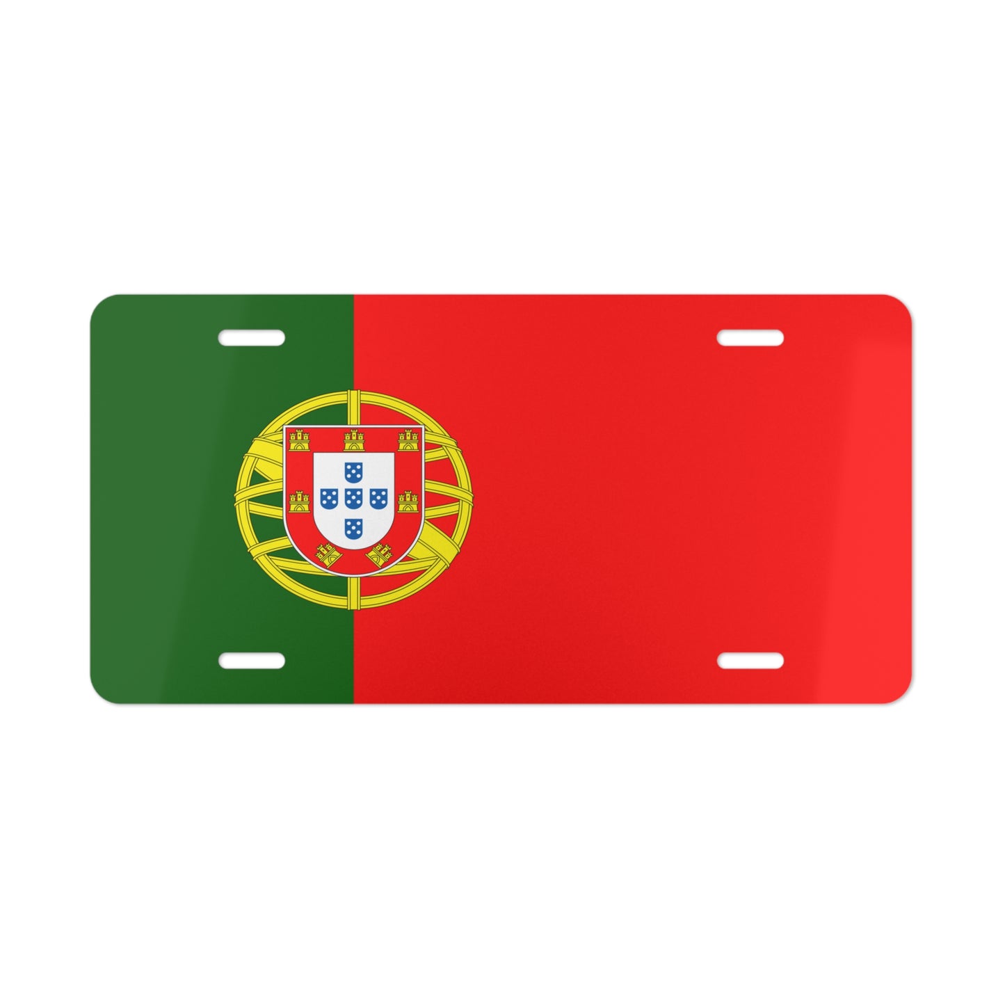 Portugal Flag Vanity Plate