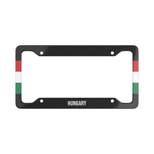 Hungary Side Flag Car Plate Frame