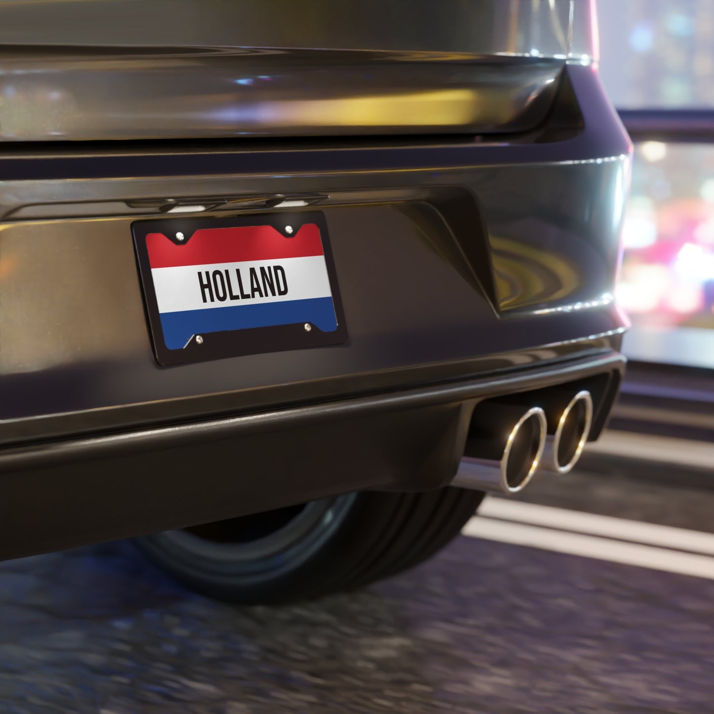 Holland Flag Vanity Plate