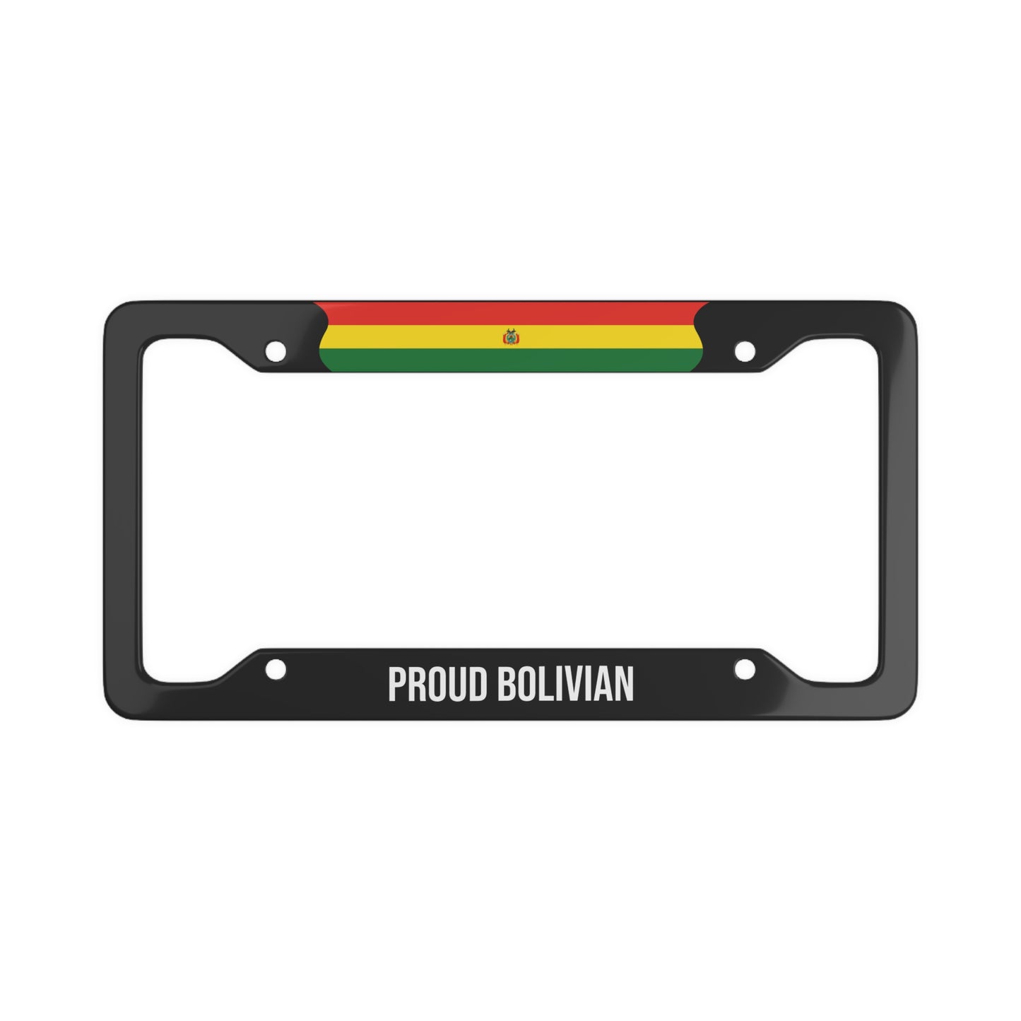 Proud Bolivian Premium License Plate Frame