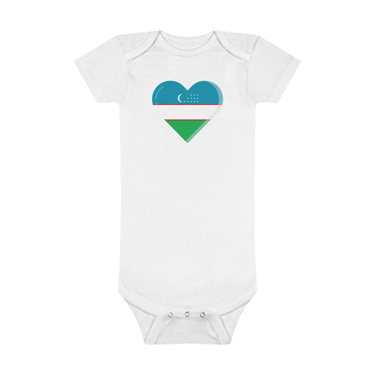 Uzbekistan One Love Organic Bodysuit