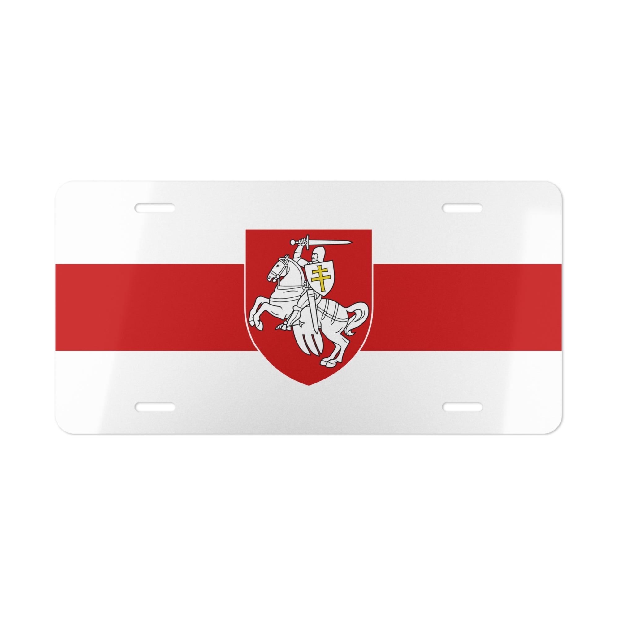 Belarus Pagonya Flag Vanity Plate