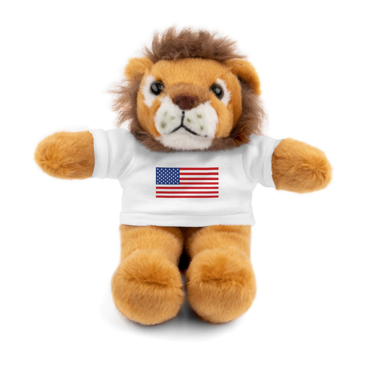 USA Flag Stuffed Animals with Tee