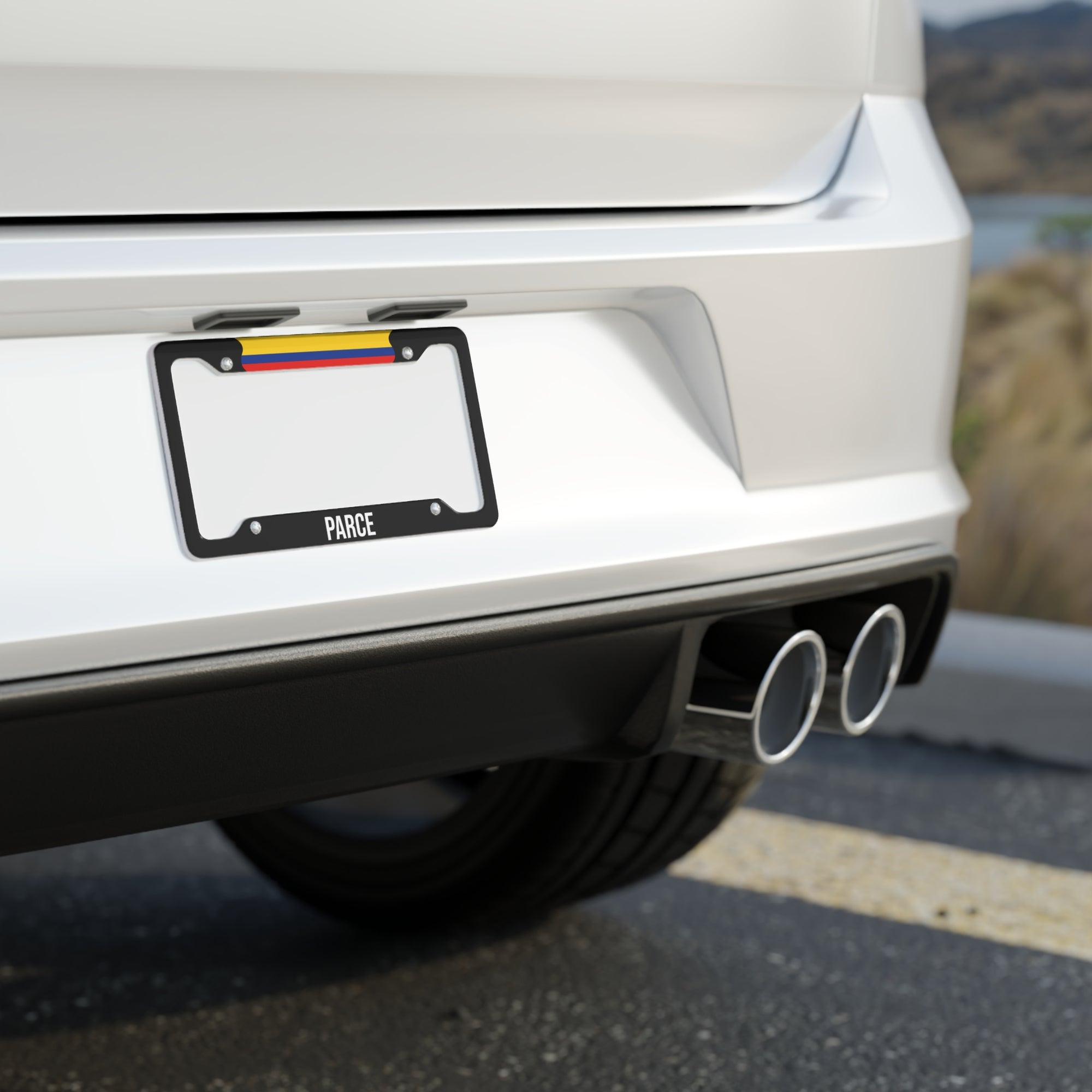 Parce Colombia Car Plate Frame