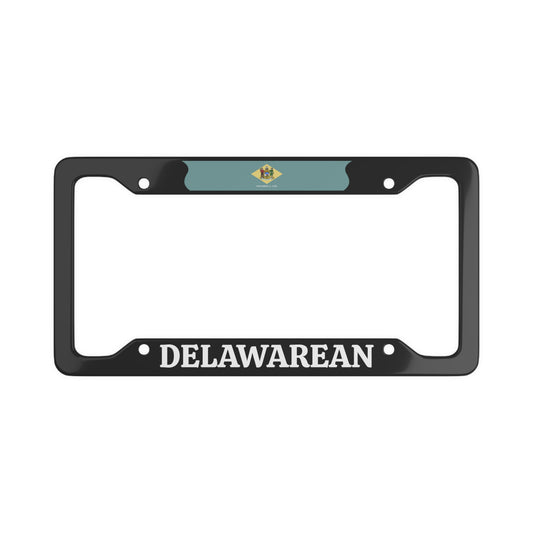 Delawarean, Delaware State, USA License Plate Frame