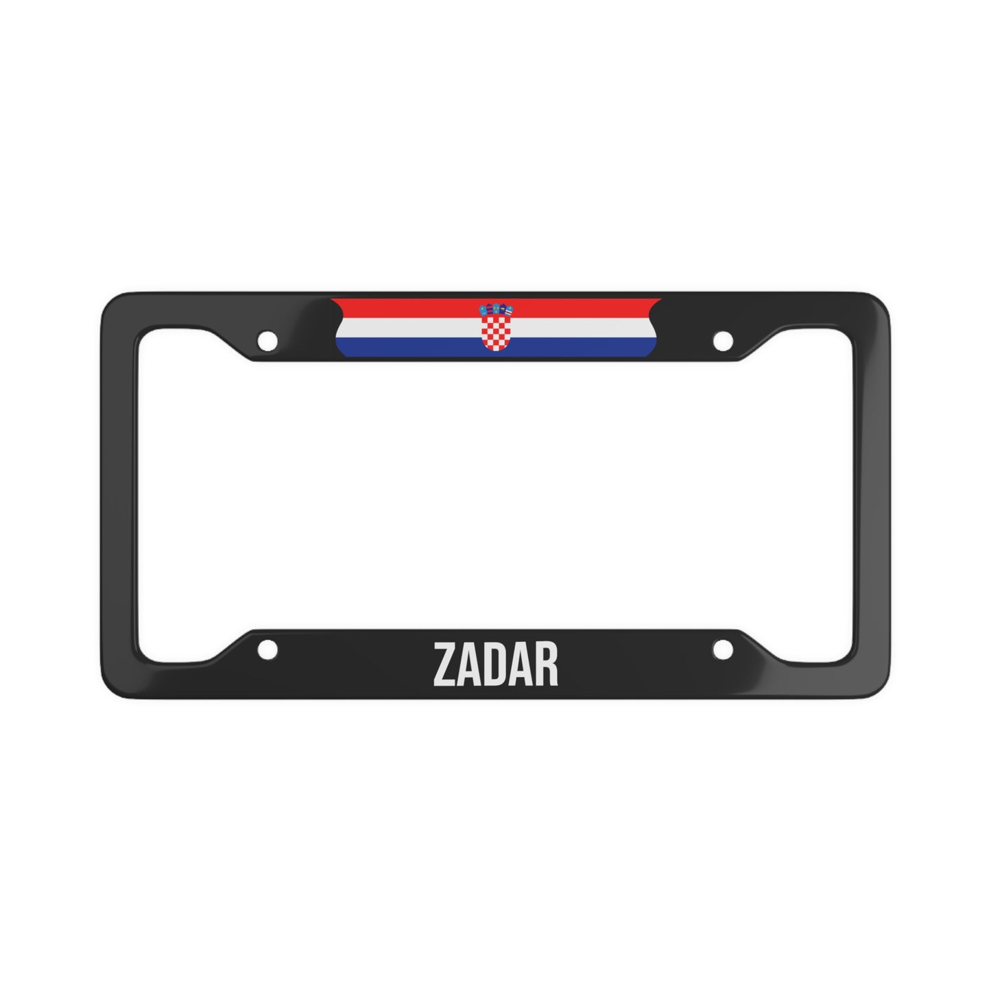 Zadar Croatia Flag Car Frame