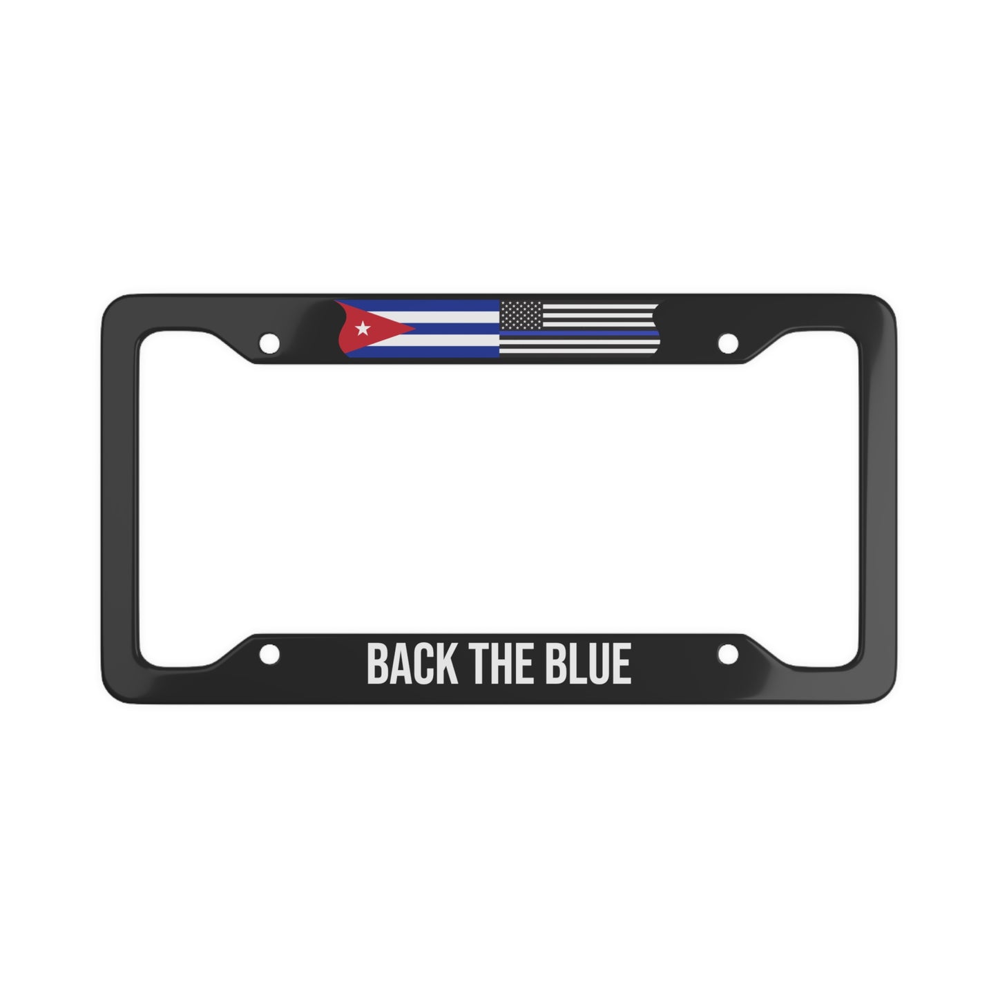 Cuba/Law Enforcement Appreciation Car Plate Frame