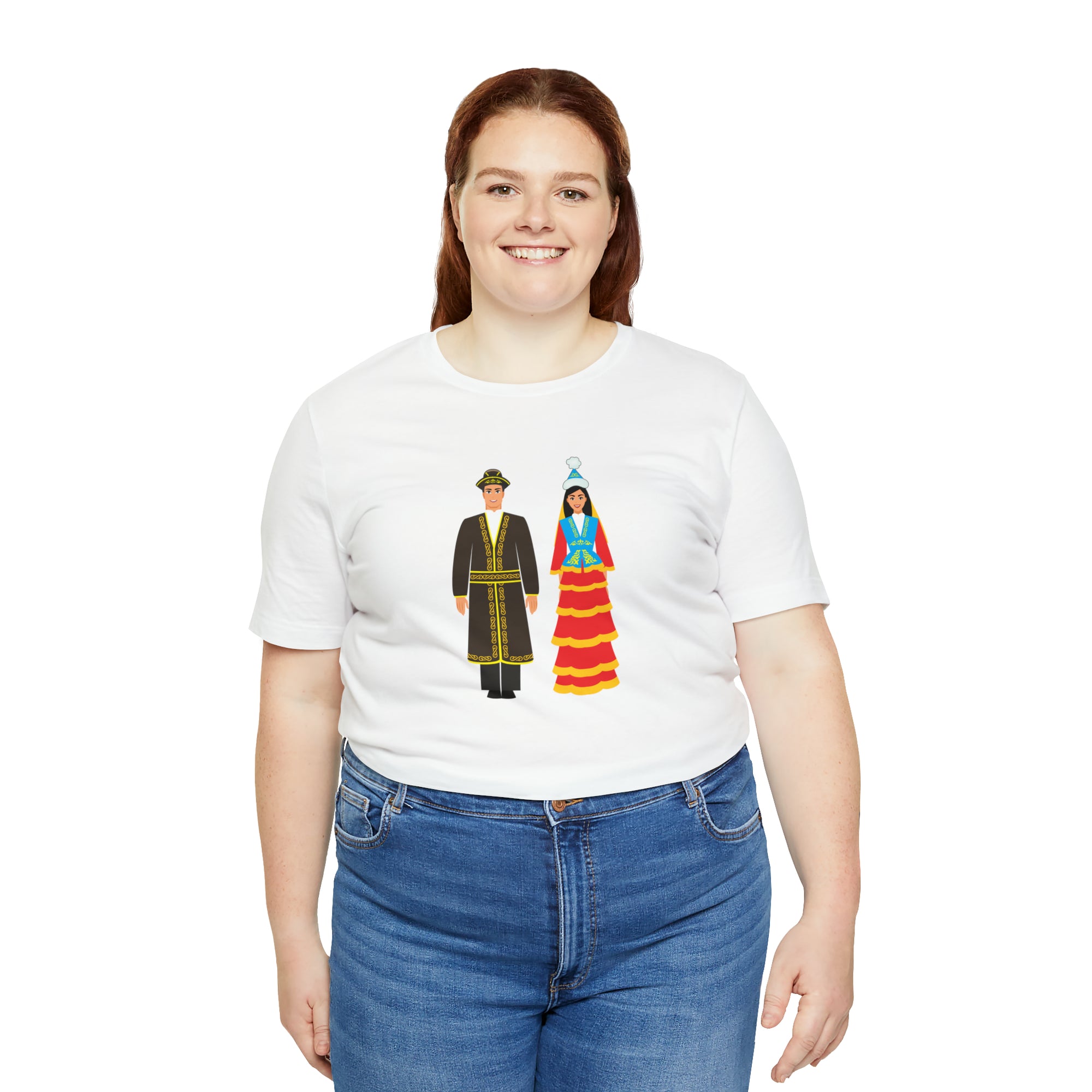 Traditional Couple KZ Unisex Jersey Short Sleeve Tee