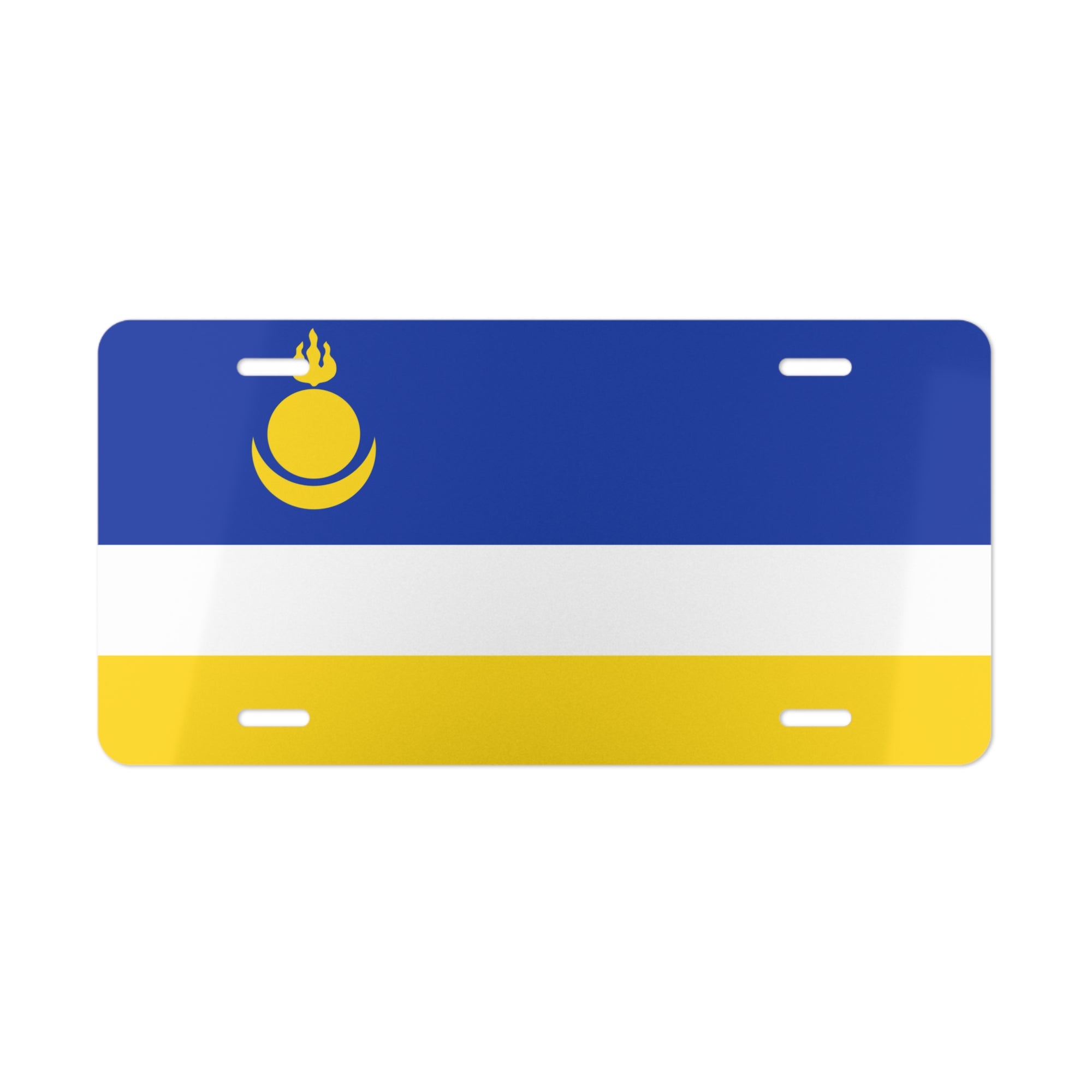 Buryatia Flag Vanity Plate