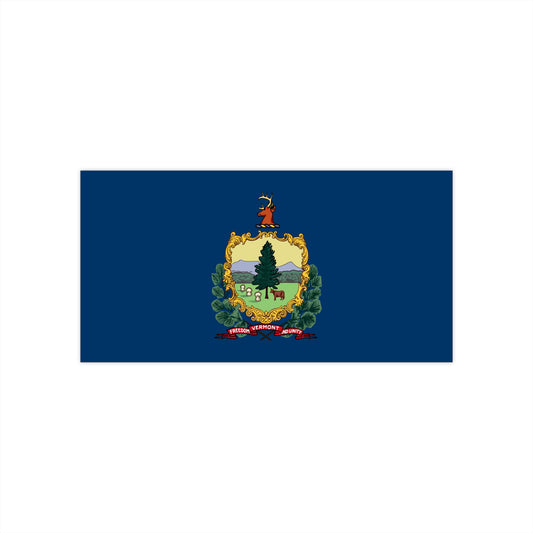 Vermont Flag Bumper Stickers