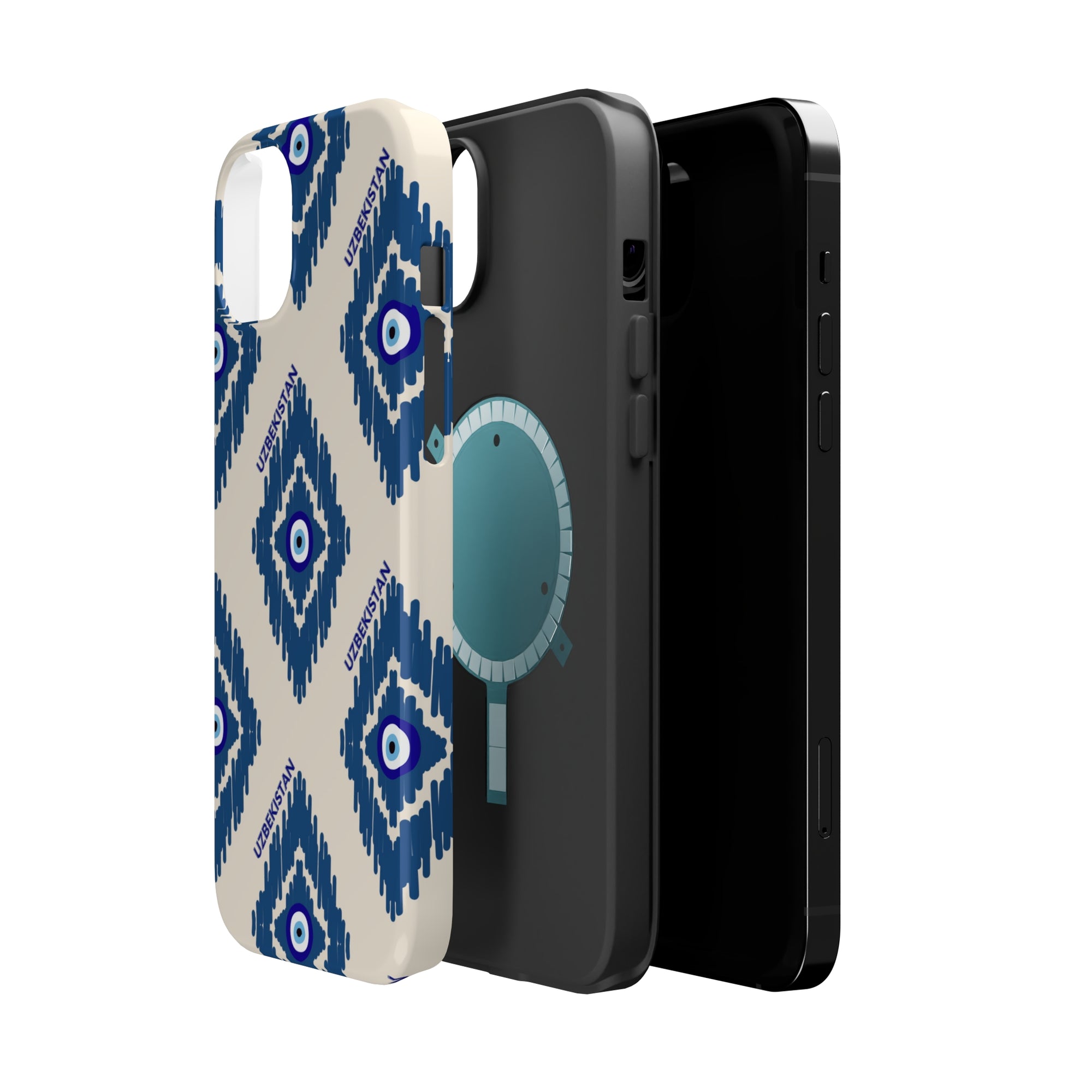 Blue Evil Eye Protection UZB MagSafe Tough Cases