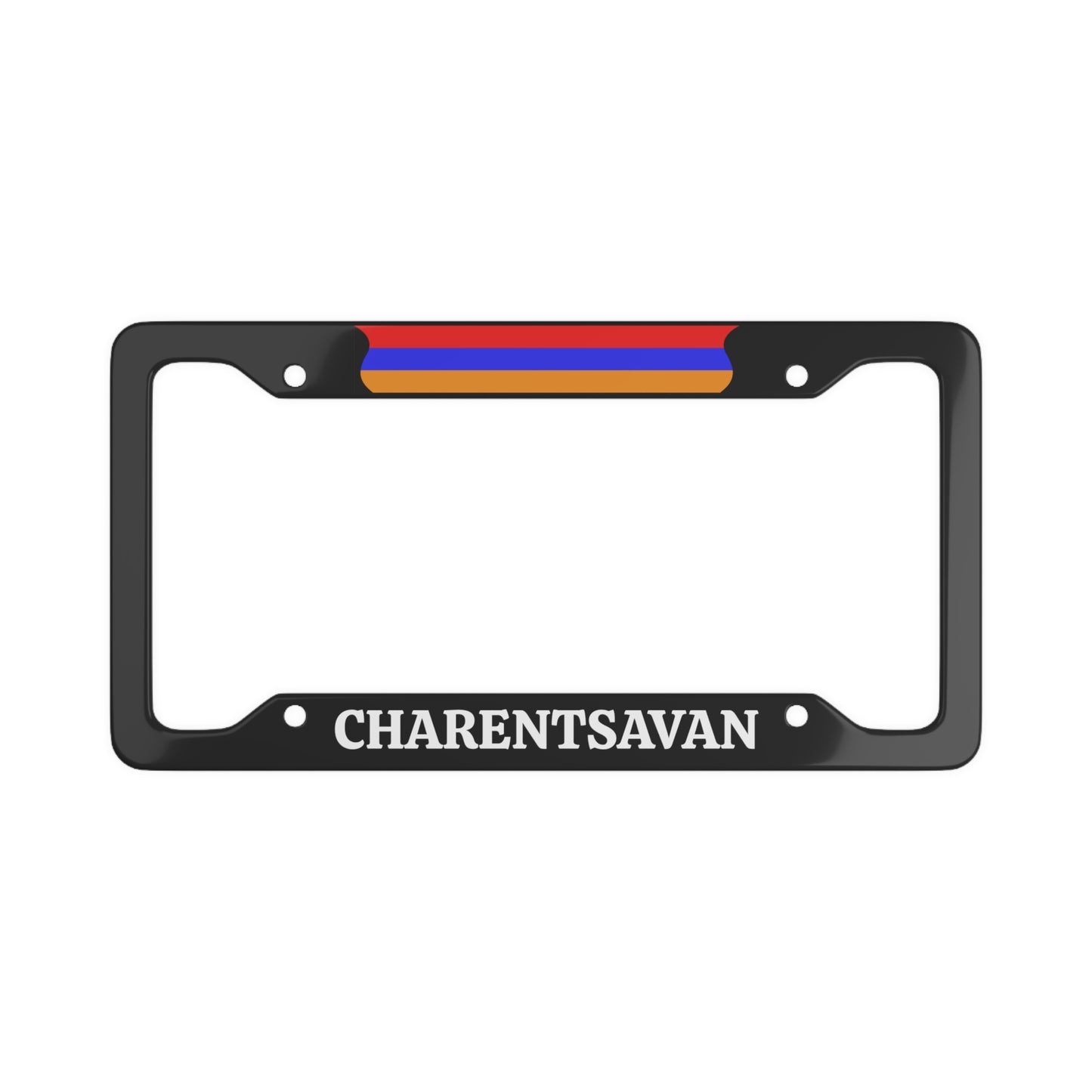 CHARENTSAVAN Armenia with flag License Plate Frame