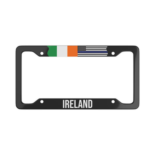 Irish Police Supporter Car Plate Frame