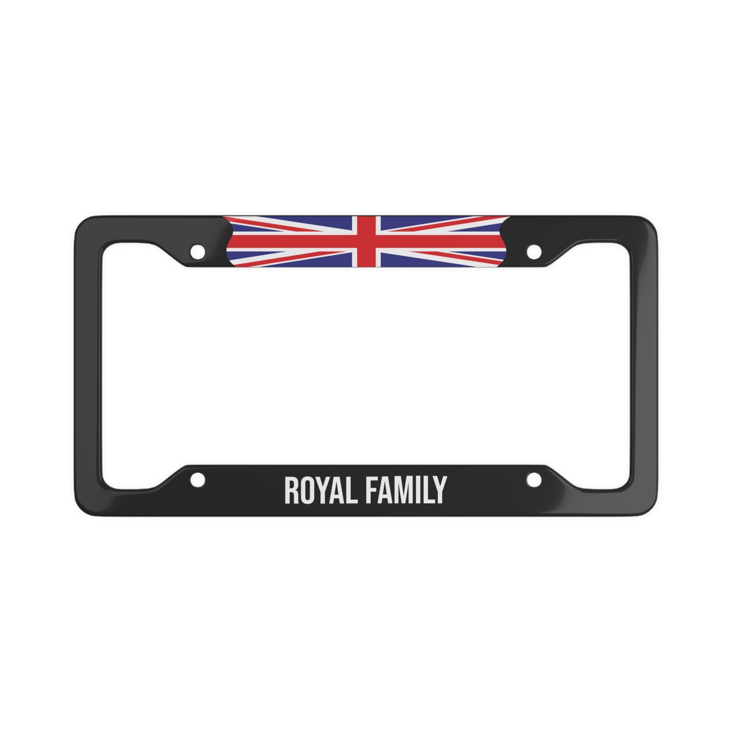 Royal Family UK Flag Car Plate Frame