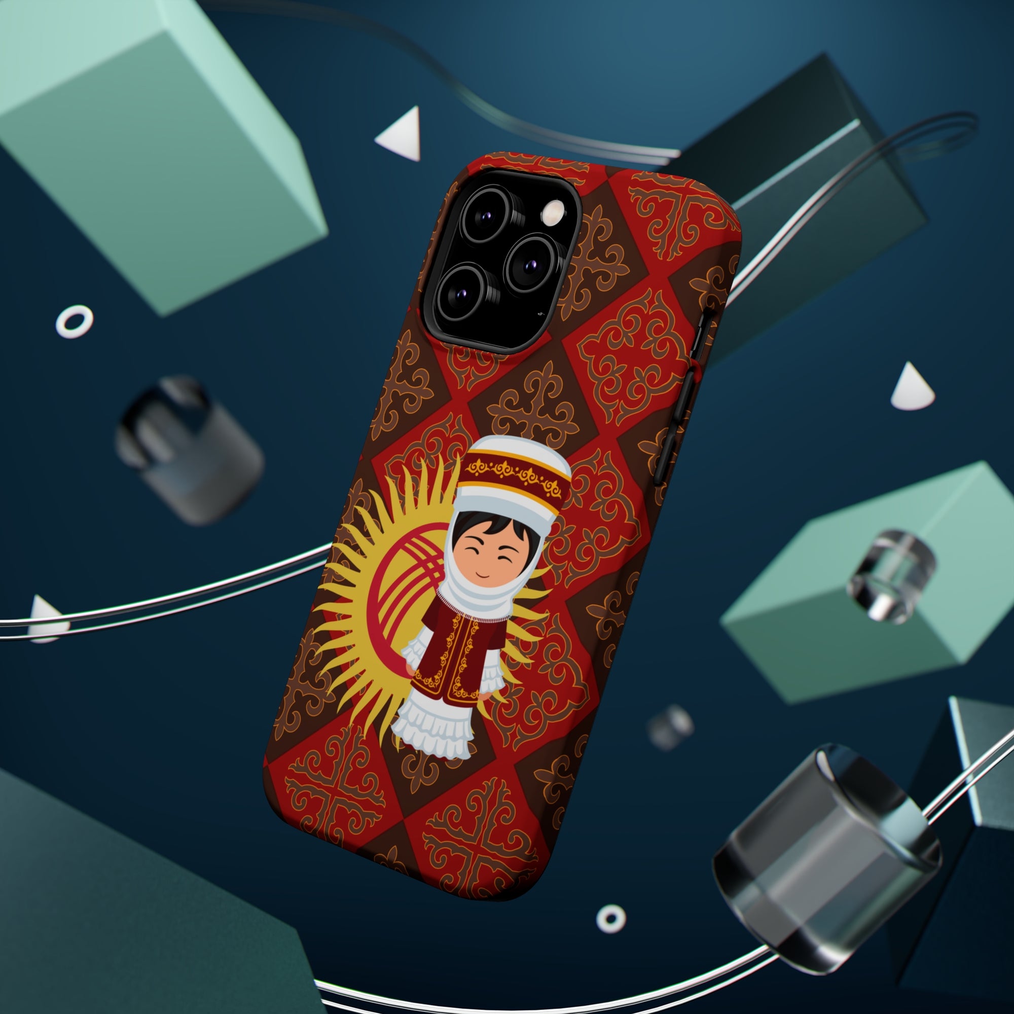 Kyrgyzstan Traditional Clothing MagSafe Tough Cases