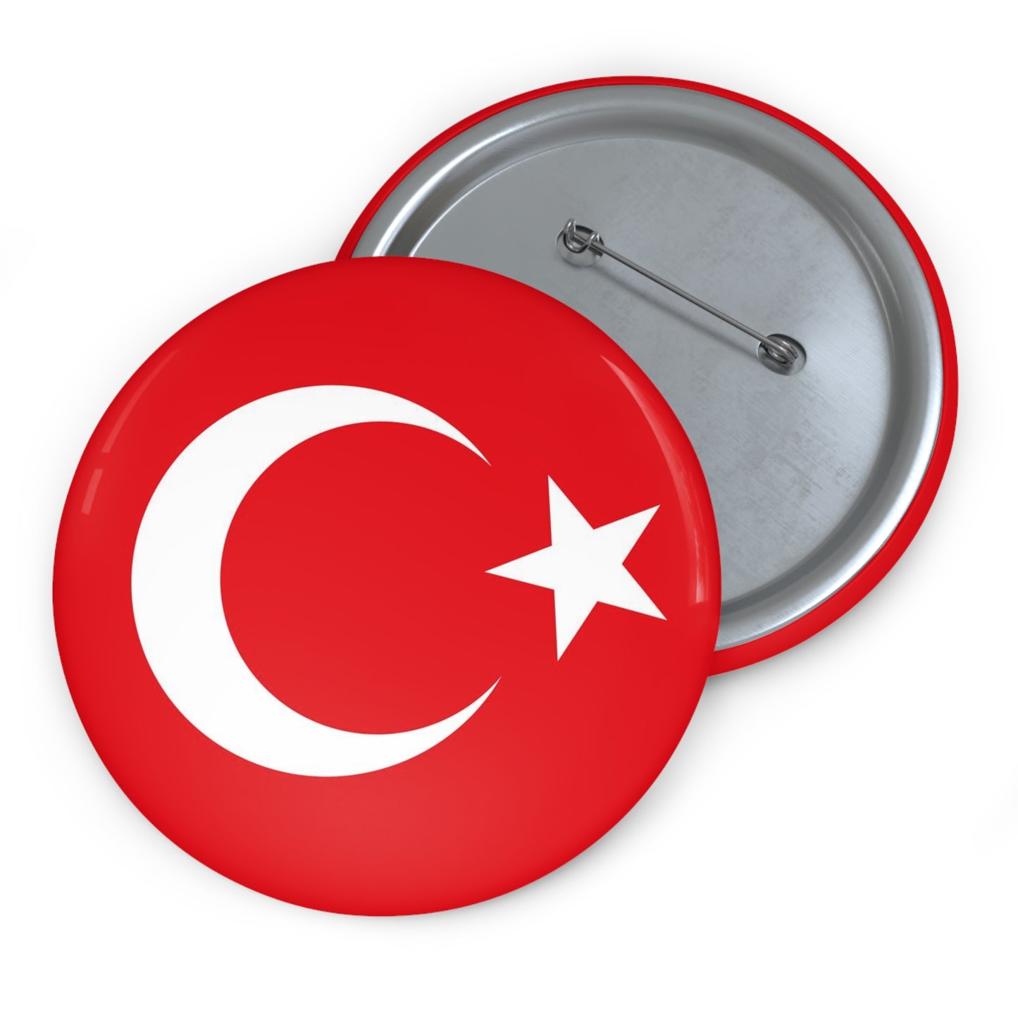 Turkey Flag Pin Buttons