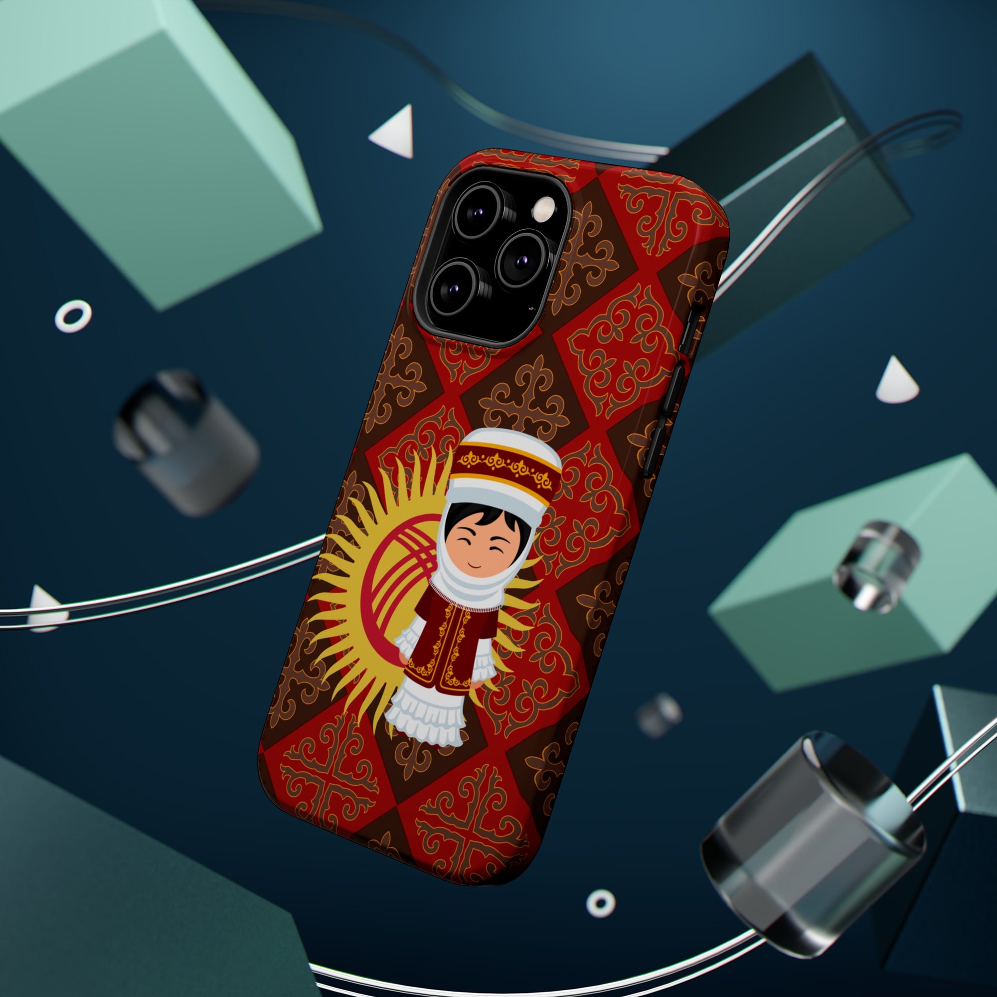 Kyrgyzstan Traditional Clothing MagSafe Tough Cases