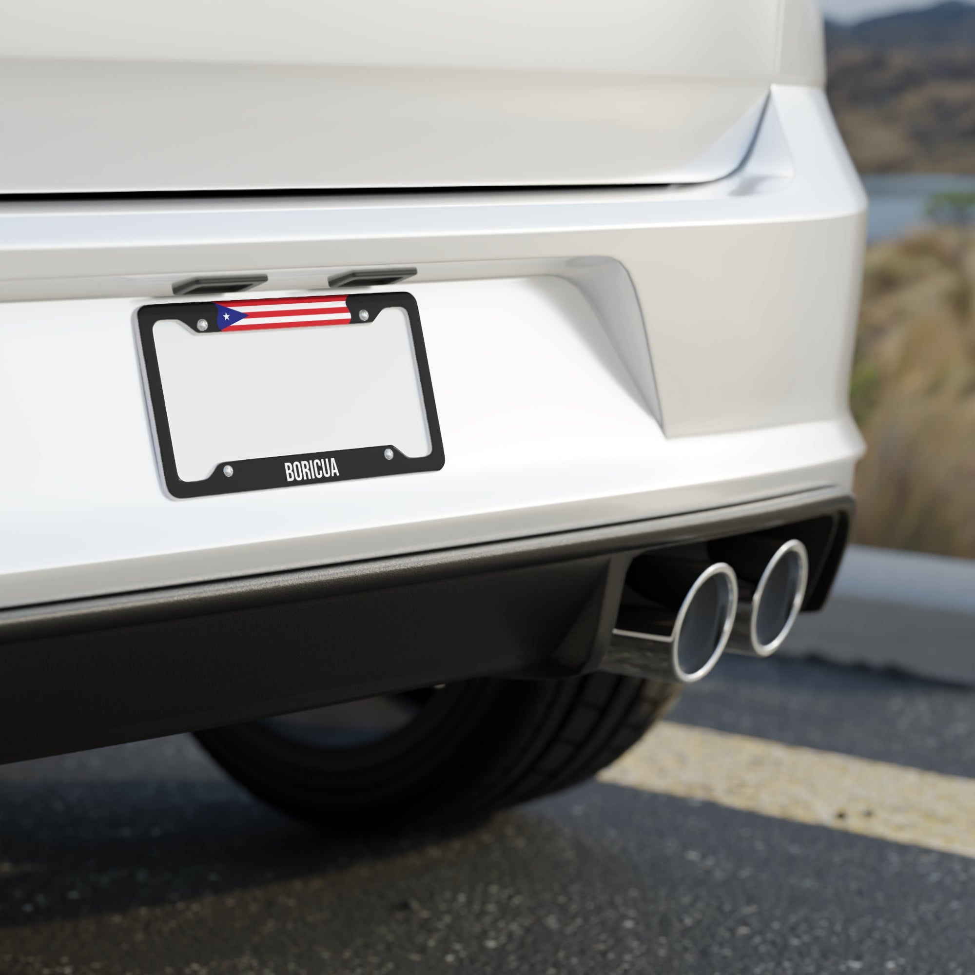 Boricua, Puerto Rico Car Plate Frame