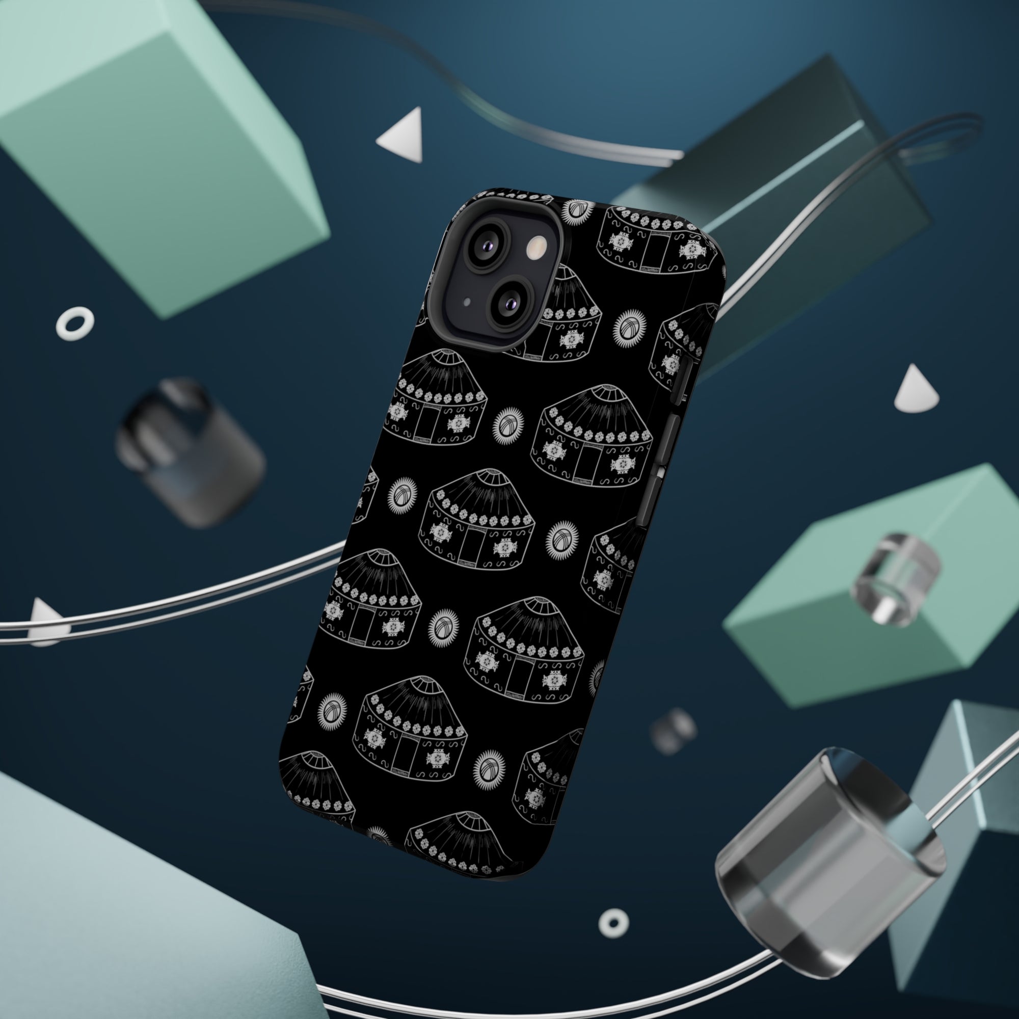 Kyrgyzstan Yurt Pattern MagSafe Tough Cases