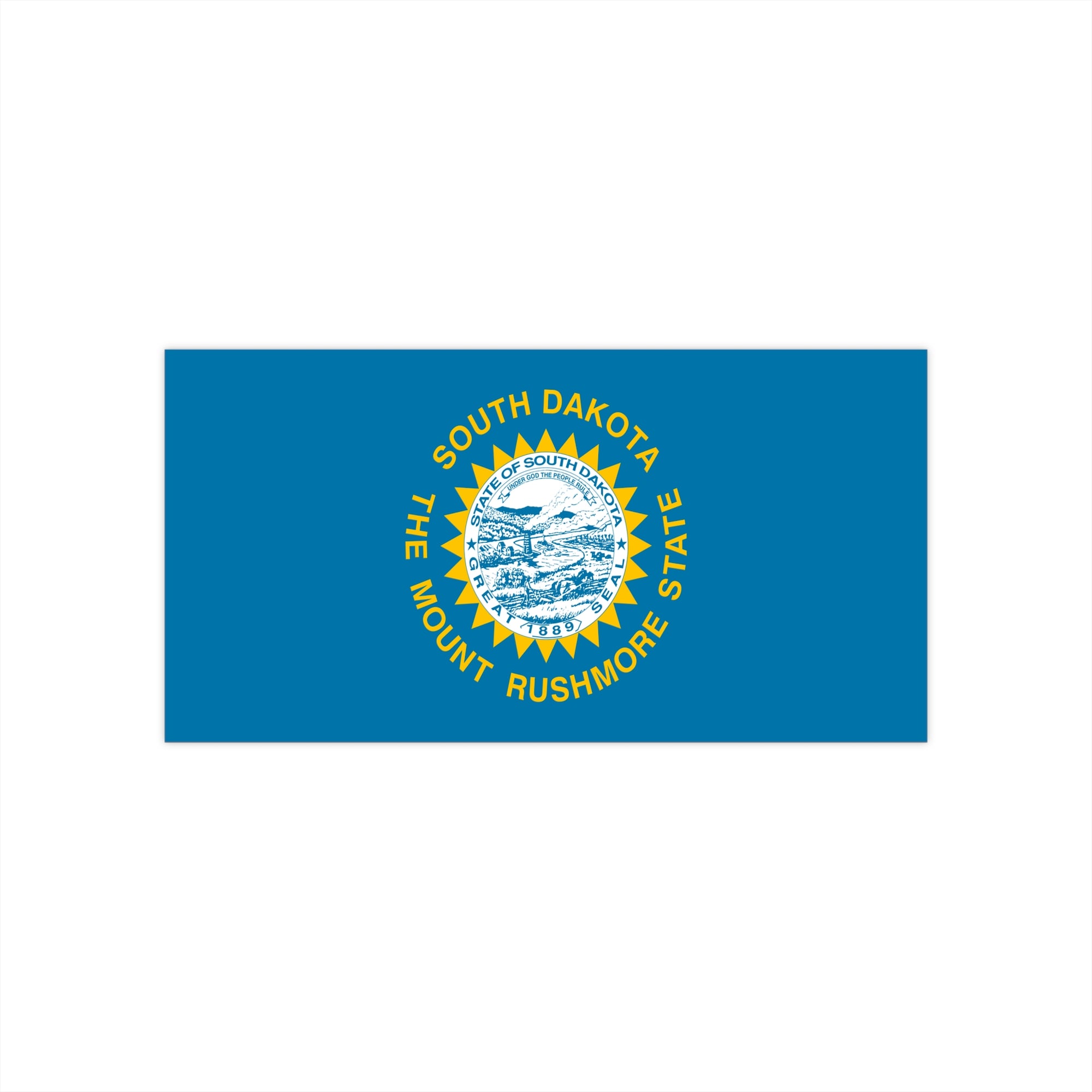 South Dakota Flag Bumper Stickers