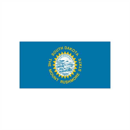 South Dakota Flag Bumper Stickers