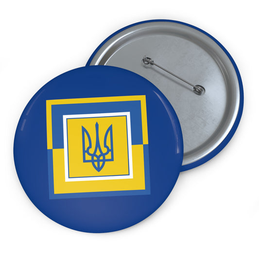 UKR emblem Pin Buttons