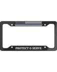Protect & Serve US Law Enforcement Appreciation License Plate Frame