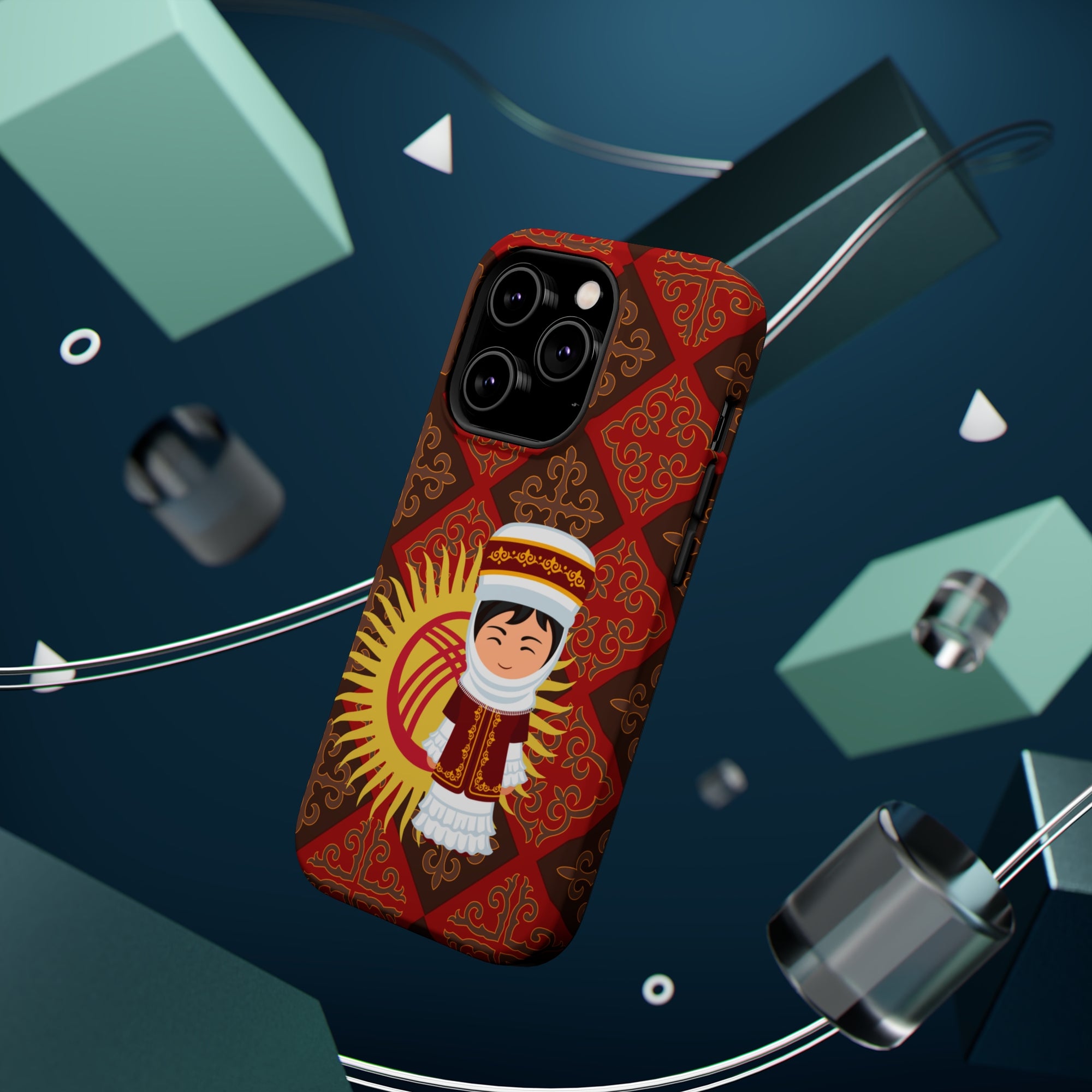 Kyrgyzstan Traditional Clothing MagSafe Tough Cases