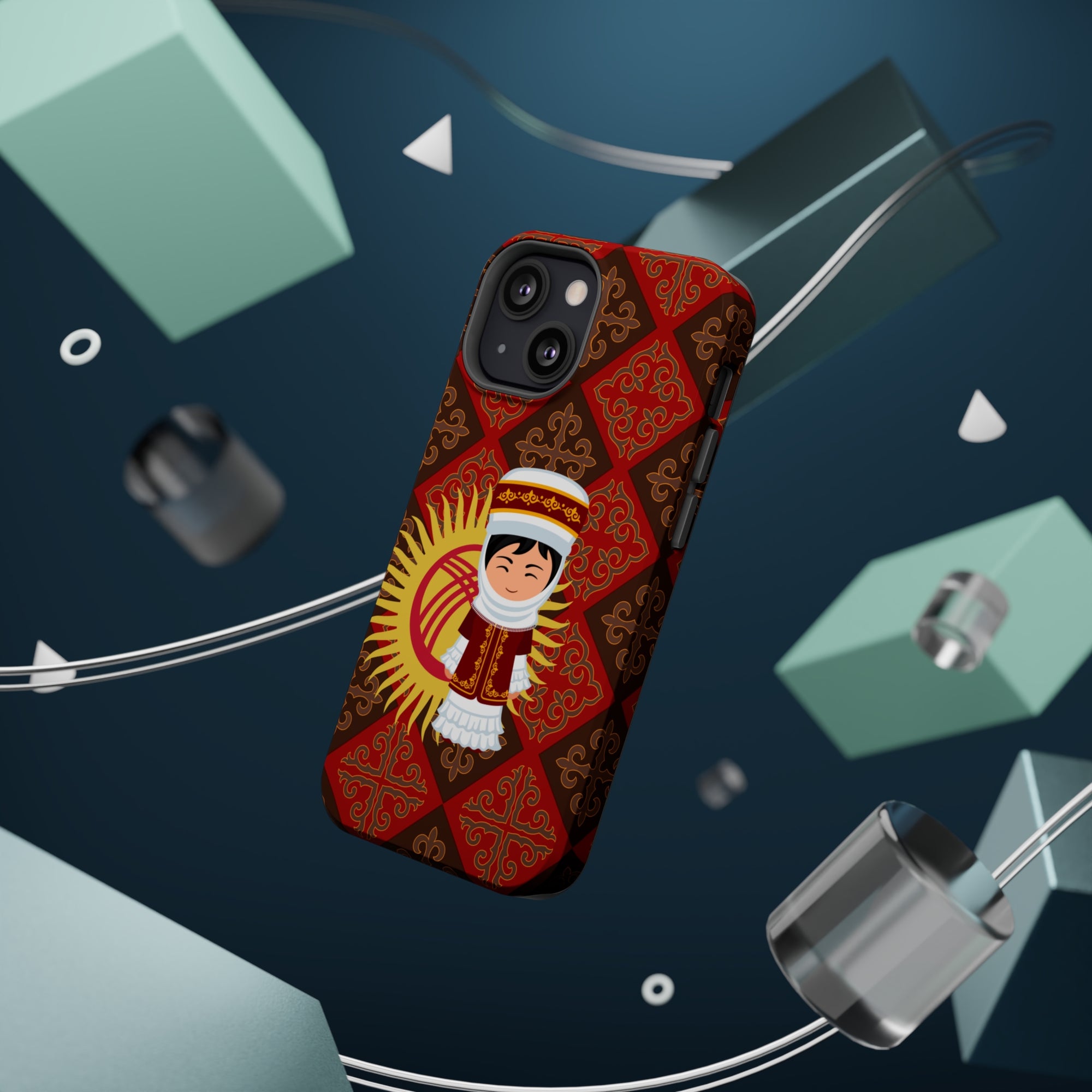 Kyrgyzstan Traditional Clothing MagSafe Tough Cases