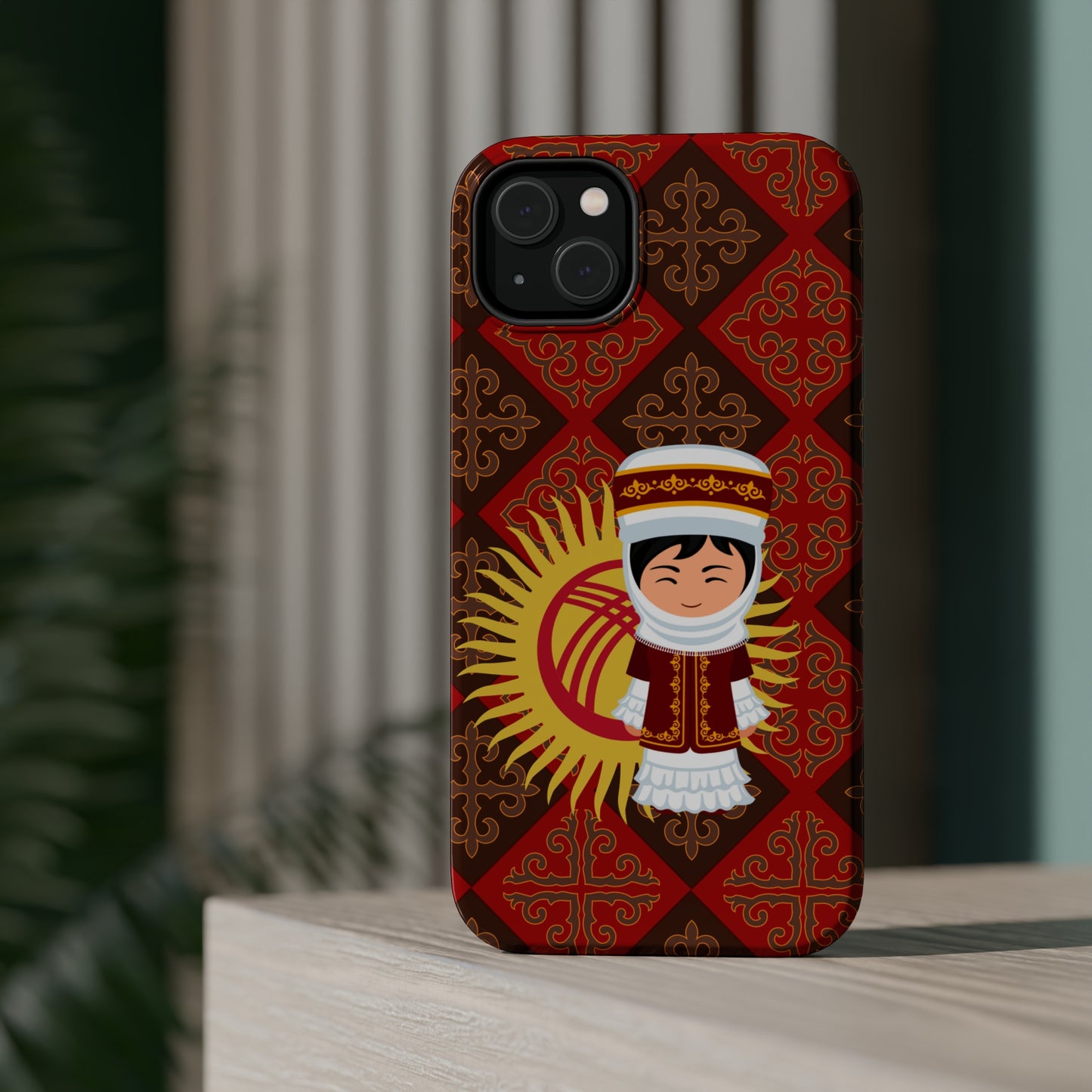 Kyrgyzstan Traditional Clothing MagSafe Tough Cases