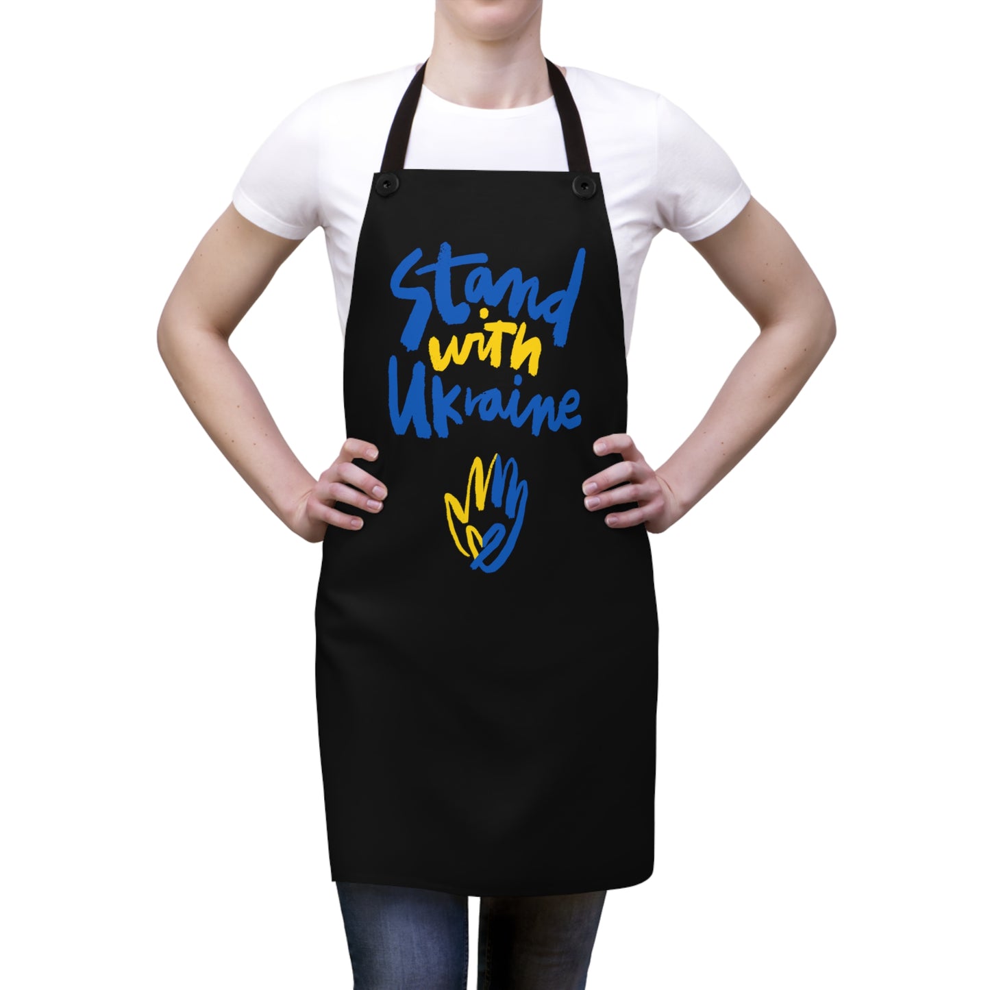 Stand with Ukraine Kitchen Apron