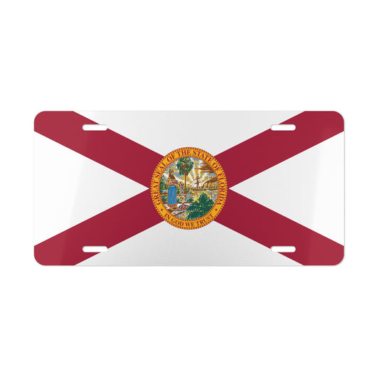 Florida State Flag, USA Vanity Plate