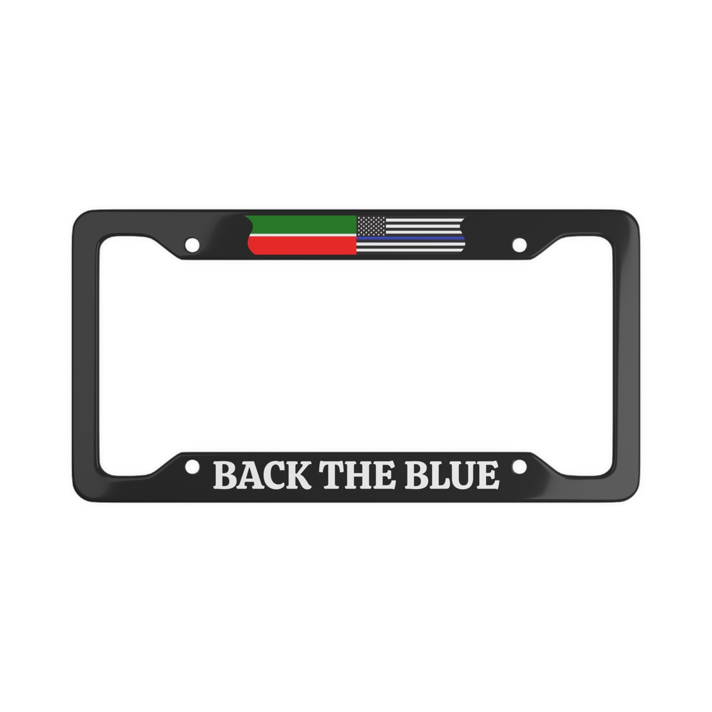 Tatars Back the Blue, Law Enforcement Appreciation License Plate Frame