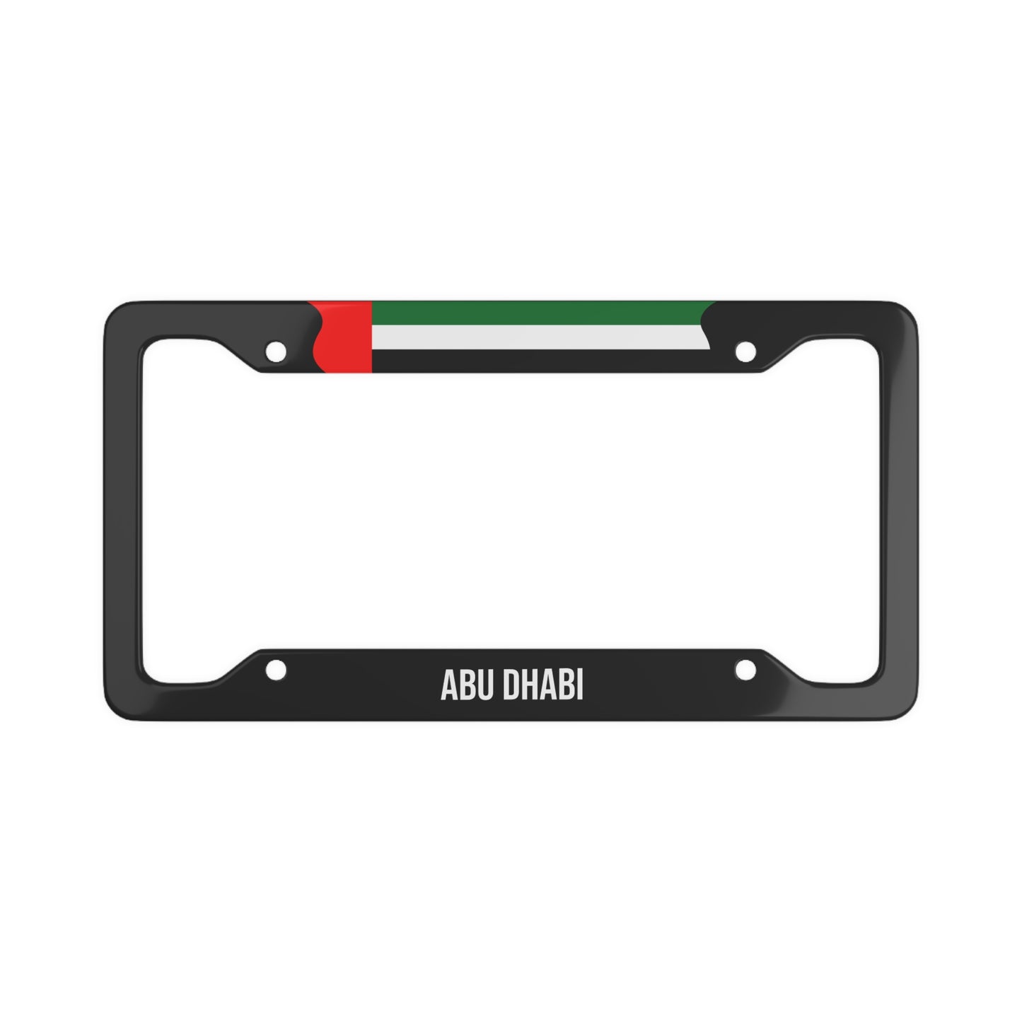 Abu Dhabi UAE Premium License Plate Frame