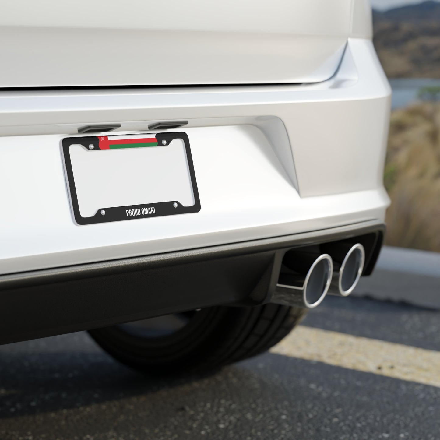 Proud Omani Premium License Plate Frame