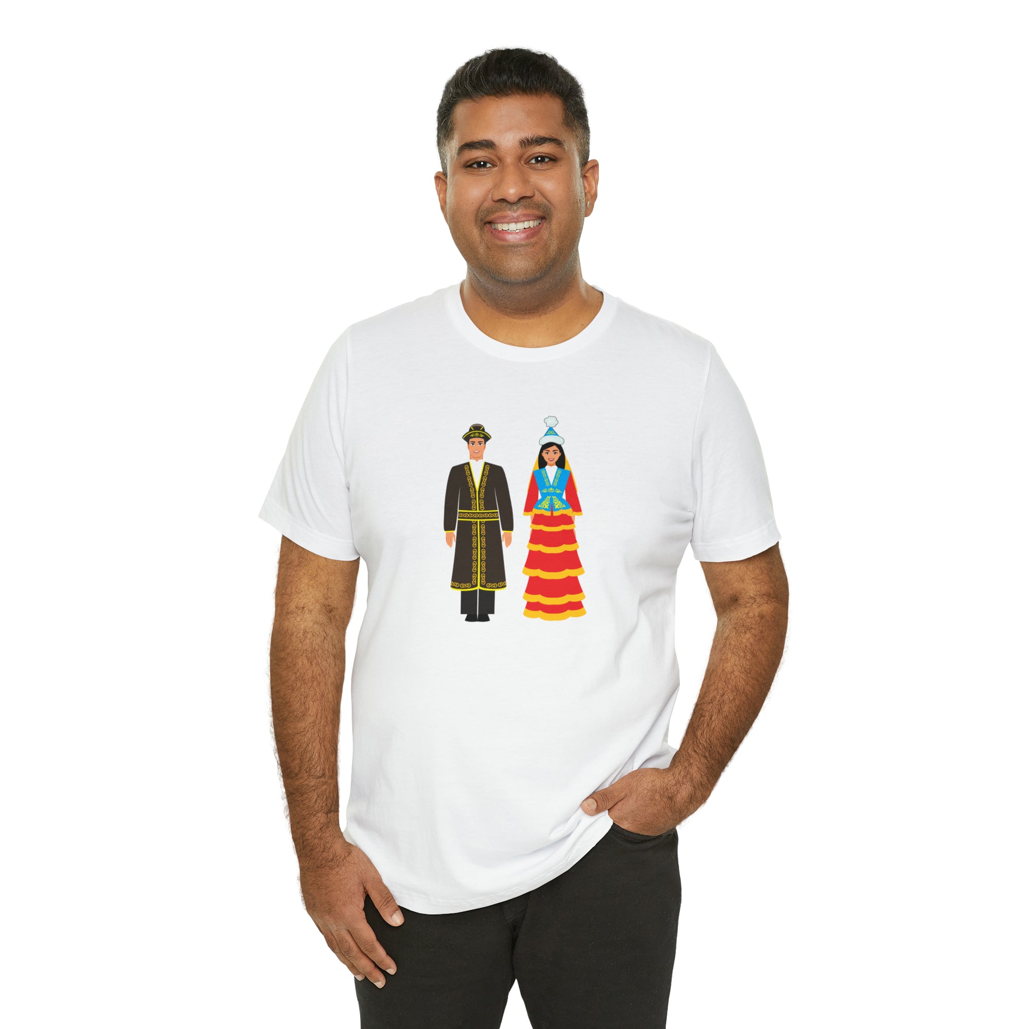 Traditional Couple KZ Unisex Jersey Short Sleeve Tee
