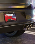 Oman USA Flag Vanity Plate