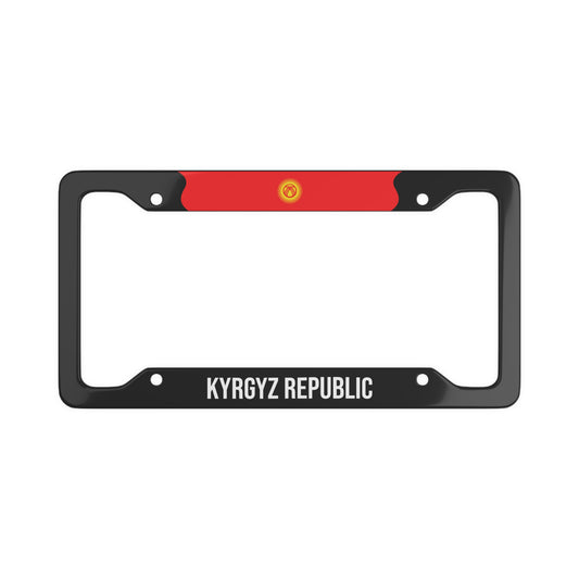 Kyrgyz Republic License Plate Frame