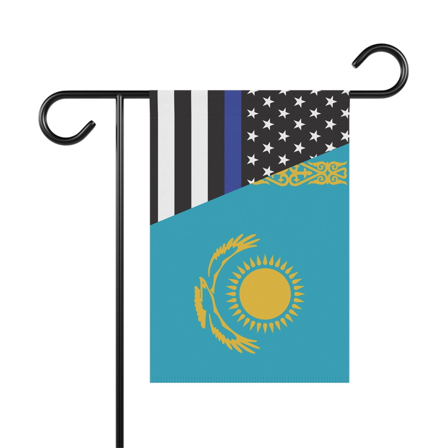 Kazakhs Support US Police Flag Garden & House Banner